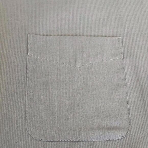 Conte di Milano Shirt Mens 17 1/2 Blue Button Up S/Sleeve Business Casual XXL - Picture 7 of 11